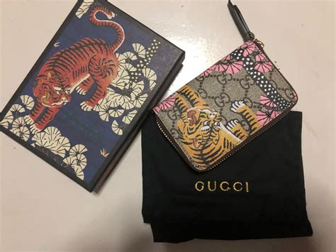 gucci bengal wallet ebay|Gucci tiger supreme wallet.